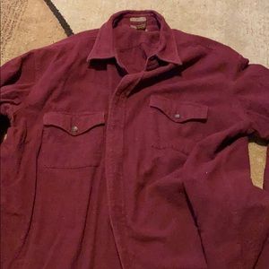 St. John’s Bay chamois cloth button down shirt